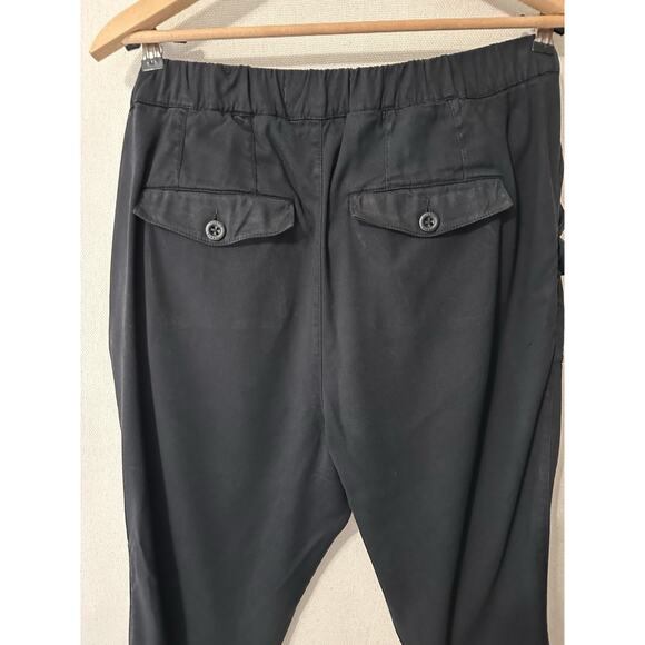 Torrid Premium Sz 14 Black Tie Waist Pants Ankle Capri Drawstring Joggers Casual - Picture 11 of 11